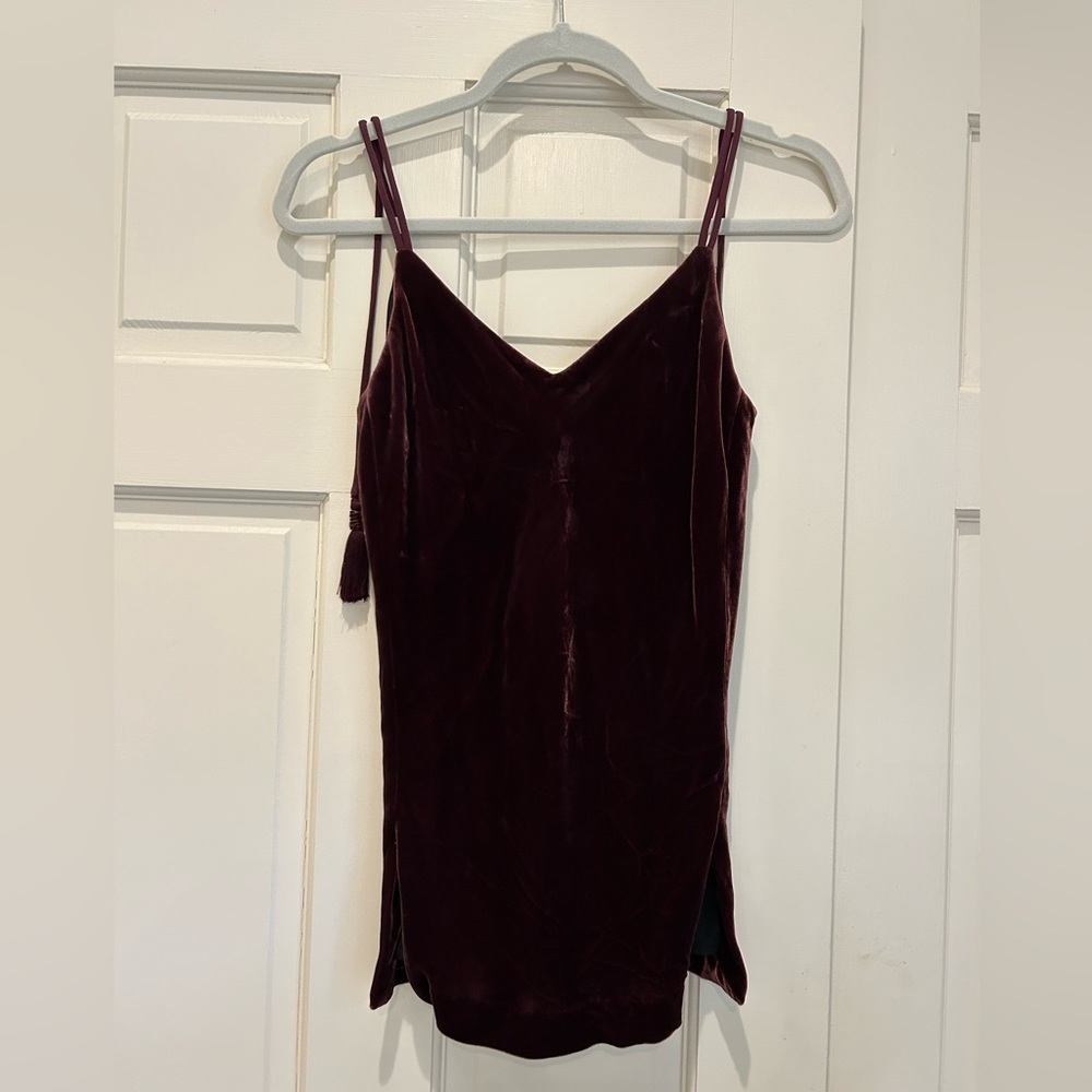 Rag and Bone Maroon Tank Size XS